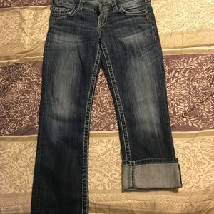 Silver Brand Santorini Capri; Size 28